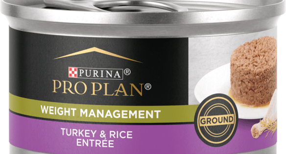 Purina Pro Plan Weight Management Turkey & Rice Entrée Ground